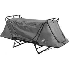 Kamp-Rite Tents Kamp-Rite Portable Elevated 1-Person Original Tent Cot Chair Tent Easy Setup Gray