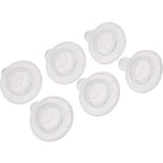 First Essentials by NUK Replacement Bottle Nipples Silicone Medium Flow 6-Pack