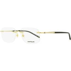White Glasses & Reading Glasses Montblanc MB0071O in Gold Gold 58-17-145