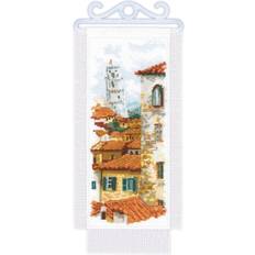 RIOLIS Counted Cross Stitch Kit 6"X12.25"-Pisa Roofs (14 Count) -R1953
