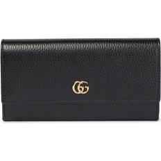 GUCCI Marmont Petite textured-leather and printed coated-canvas shoulder  bag