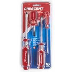 Slotted Screwdrivers Crescent 4 Pc. Acetate
