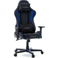 DxRacer Gaming Chairs DxRacer Gaming Chair PC Office Chair PU Leather up to 200 lb Formula Series FR08- Black and Indigo