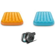 Intex Air Beds Intex Inflatable Air Bed Mattress with Bag (2-Pack)120 Volt Electric Air Pump