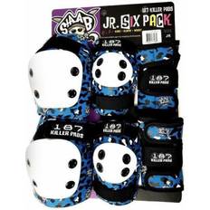 187 Killer Pads Skateboard 187 Killer Pads Six Pack Junior Pad Set staab blue leopard JR staab blue leopard JR