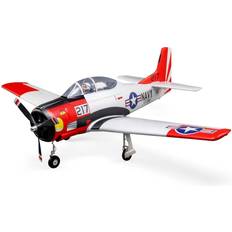 Horizon Hobby RC Airplanes Horizon Hobby E-flite RC Airplane T-28 Trojan 1.2m BNF Basic Transmitter Battery and Charger Not Included with Smart EFL18350 Airplanes B&F Electric