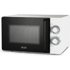 White Microwave Ovens Commercial Chef 0.7 Small Countertop Microwave Mechanical Control White