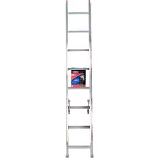 Werner 16 ft. H Aluminum Telescoping Extension Ladder Type III 200 lb. capacity 8-16 ft