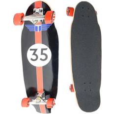 Tracker Skateboard Tracker Freeride Pool Red Wheels 31.75 Cruiser Black 9.25 Inches Black 9.25 Inches