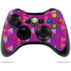 MightySkins Decal Wrap Compatible With Microsoft Xbox 360 Controller Pink Kaleidoscope
