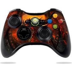 Xbox 360 Gaming Sticker Skins MightySkins Decal Wrap Compatible With Microsoft Xbox 360 Controller Sticker Design Hell