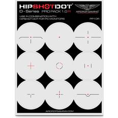 Controller Add-ons HipShotDot D-Series Pro Pack 1.0 - Reusable Transparent Aim Sight Assist Decals Decal Compatible
