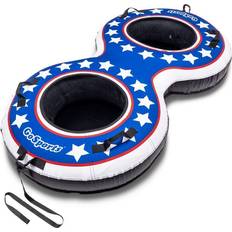 Skateboard Accessories GoSports Heavy-Duty Winter Snow Tube with Canvas Cover Stars &Stripes Stars & Stripes