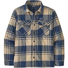 Patagonia Men - Overshirts Jackets Patagonia Insulated Organic Cotton Midweight Fjord Flannel Shirt - Live Oak/Oar Tan