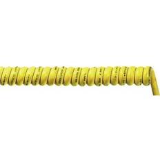 Lappkabel LAPP 71220134 Spiral cable OeLFLEXÂ SPIRAL 540 P 1500 mm 4500 mm 4 G 1 mmÂ² Yellow 1 pc(s)