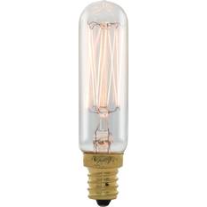 Bulbrite Pack of 4 Clear T6 Candelabra E12 Dimmable 25W 2700K Incandescent Light Bulb