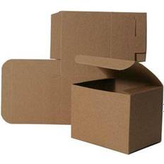 Jam Paper Corrugated Boxes Jam Paper Open Lid Gift Boxes 6"x6"x4"