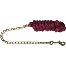 Fitness Jumping Rope Basic Poly Lead Rope with Chain Burgundy Burgundy