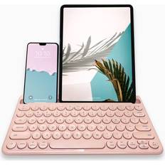 Macally Small Bluetooth Keyboard for iPhone & Tablet iPad