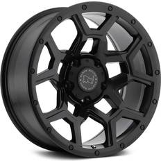 Black Rhino 19" - Black Car Rims Black Rhino Overland 17x8 5x114.3 5x4.5" +35mm Matte Wheel Rim