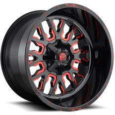 Fuel 20" - Black Car Rims Fuel Off-Road Stroke D612, 17x9 Wheel on on 139.7 Bolt Pattern Gloss