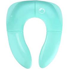 Kinder-Toilettensitze reduziert Kisdream Portable Potty Training Seat for Toddlers, Perfect Folding Travel Toddler Toilet Training Seat, 4 Non-Slip Silicone Pads, Fits Most Toilets, Includes Free Travel Bag