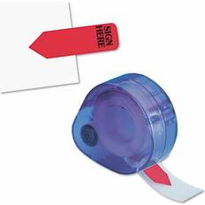 Redi-Tag Sign Here Flags, Red, 0.56 Wide, 120/Pack (81054) Quill Red