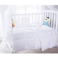 Duvets KumiQ Crib Summer Lightweight Natural White Goose Down Baby Toddler