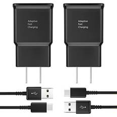 Samsung note 10 plus Batteries & Chargers Type C Charger for Samsung Android with Cable Cord 4ft Compatible Samsung Galaxy S22/S22 Plus/ S21/S21 Ultra/S20/S20 Plus/S8/S9/S9 Plus/S10/S10e/Note 8/Note 9/Note 10/Note 20 2Pack