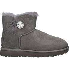 UGG Stiefel & Boots UGG Mini Bailey Button Bling - Grey