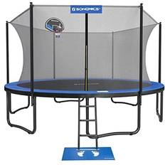 Trampolines Songmics 15-Foot Trampoline with Enclosure for Kids