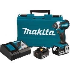 Makita drill set Makita 18V LXT Lithium-Ion Brushless Cordless Impact Driver Kit (5.0Ah)