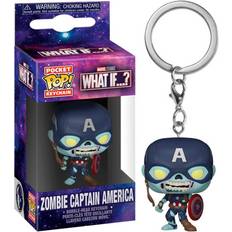 Funko Pocket Pop Marvel What If Zombie Captain America Multicolor