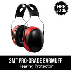 Hearing Protection 3M Pro-Grade 30 dB Steel Earmuffs Mulit-Colored 1 pair
