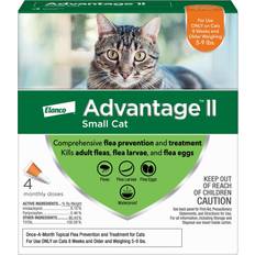 Advantage cat flea treatment Pets Advantage II Once a Month Topical Flea Prevention & Treatment for Cats
