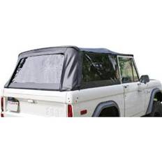 Rampage Complete Soft Top with Tinted Windows and No Upper Doors (Black) 98501 Black