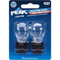 Halogen Lamps Peak 2-Pack 4157 Long Life Bulbs