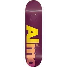 Almost Skateboard Almost Fall Off Logo HYB 8" Skateboard Deck Magenta