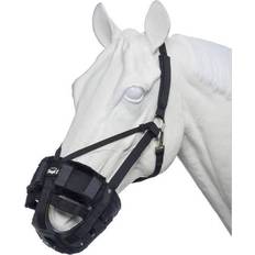 Horse Halters Tough-1 Muzzle Liner Synthetic Mink Hrs/Lg H Black