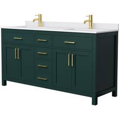 Wyndham Collection Beckett 66 35 H Double Sink Marble Top