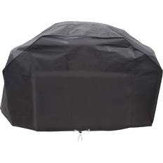 BBQ Covers Char-Broil Basic Series Universal Medium 52-in W 40-in H Black Fits Most Cover