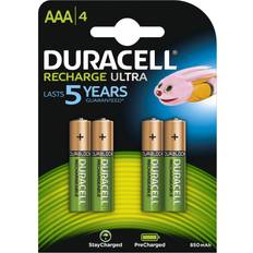 Duracell Akkus - Wiederaufladbare Standardakkus Batterien & Akkus Duracell StayCharged Rechargeable AAA 800mAh 4-pack