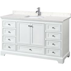 Bathroom Sinks Collection Deborah 60-in Marble Marble Top