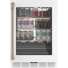 Wine and beverage fridge Cafe 23.75-in W 126-Can White, Bronze