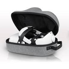 VR Accessories Wasserstein VR Headset Carrying Case, Head Strap, and Face Cover Bundle Gaming Accessories for Oculus Quest 2