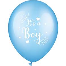 Blå Ballonger Latexballoner Its A Boy Blå 6-stk