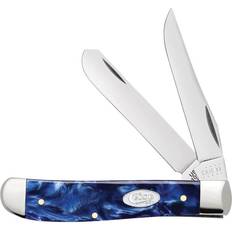 Knife Protections Case Cutlery R. Co SparXX Blue Pearl Kirinite Smooth Mini Trapper Pocket Knife