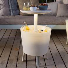Keter Beige Outbuildings Keter Illuminated Cool Bar White 232924 (Building Area )