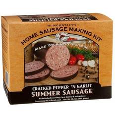 Crackers & Crispbreads Hi Mountain Seasonings - Cracked Pepper 'n Garlic Summer Sausage Kit