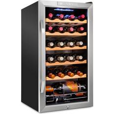 White Wine Coolers Ivation Fridge, Zone White, Red, Silver